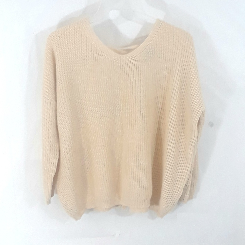 Chunky knit pullover sweater size M